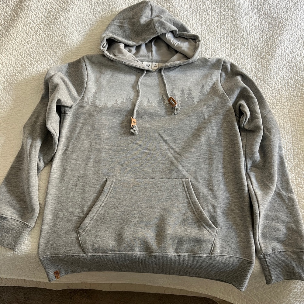Ten Tree Hoodie with Forest Design